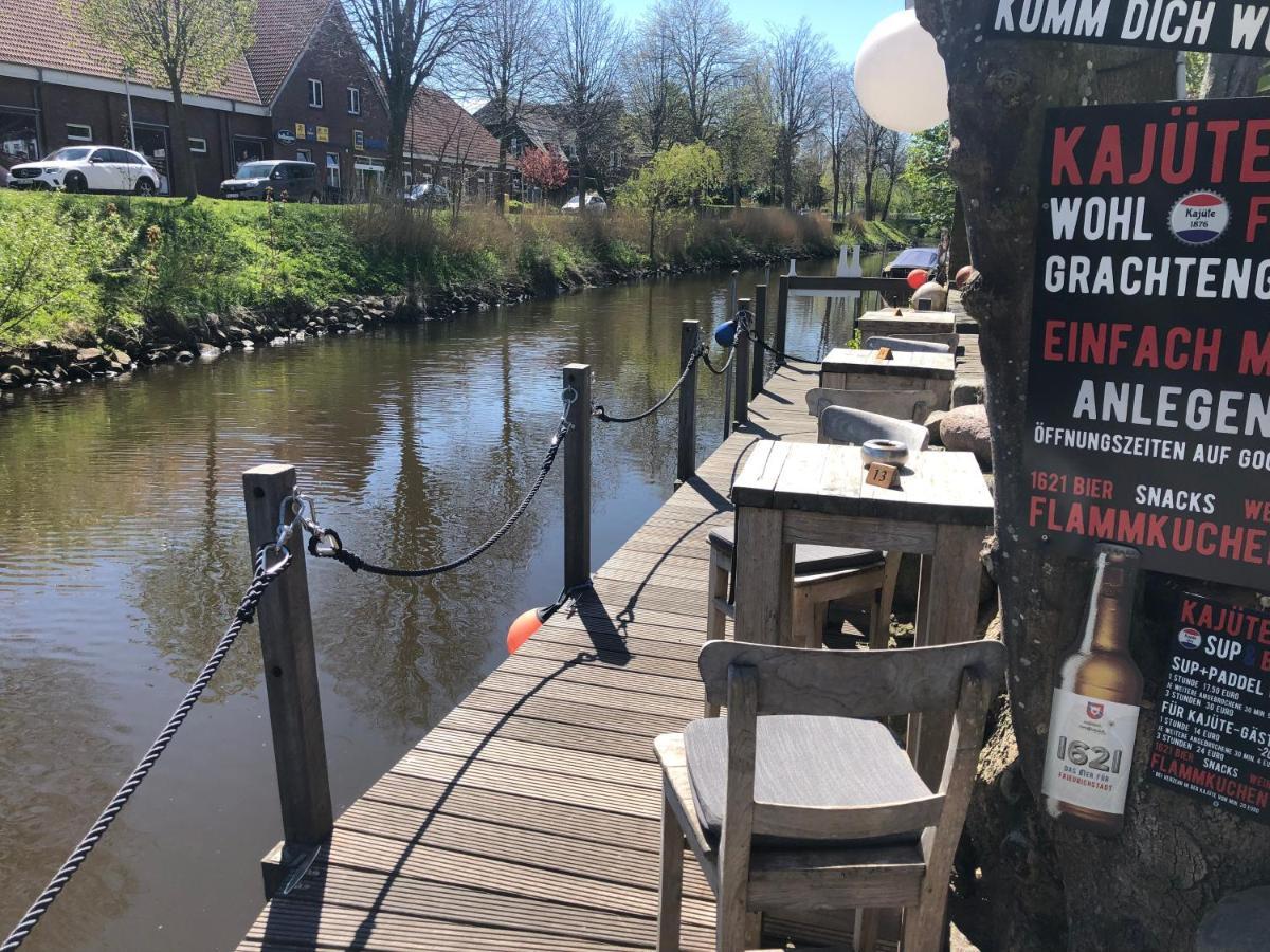 Gaestehaus Kajuete Direkt Am Wasser Friedrichstadt Luaran gambar